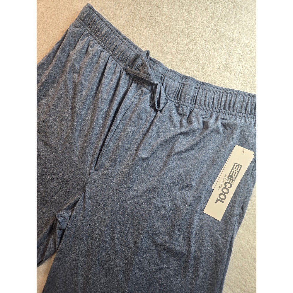 32 Degrees Cool Mens Sleep Shorts Academy Blue HT Heather XL T6SM9538RT-404-XL